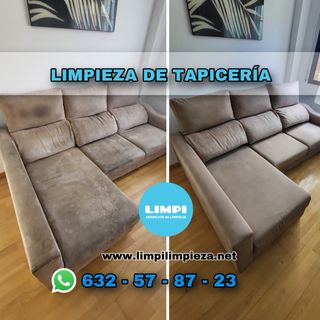Limpieza de muebles a domicilio. Sofá Chaiselongue
