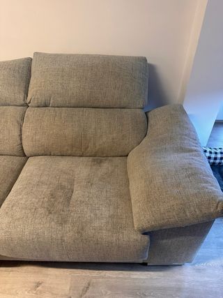 Limpieza de muebles a domicilio. Sofá Chaiselongue