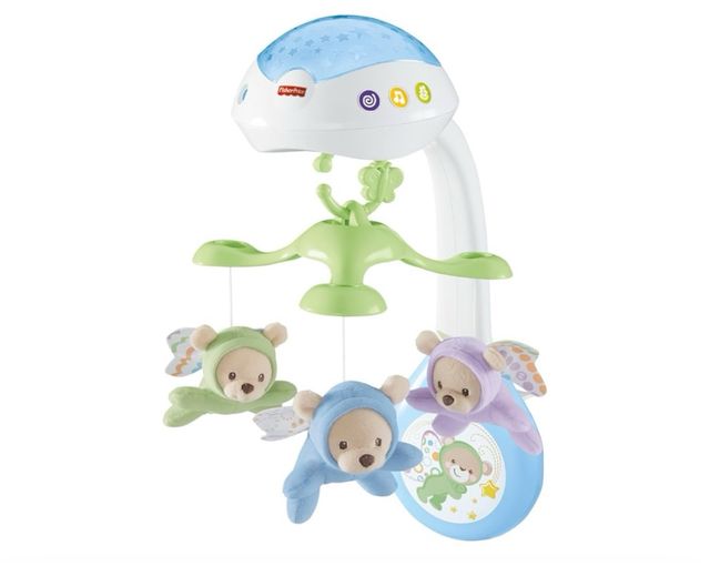 Carrusel cuna música y luz