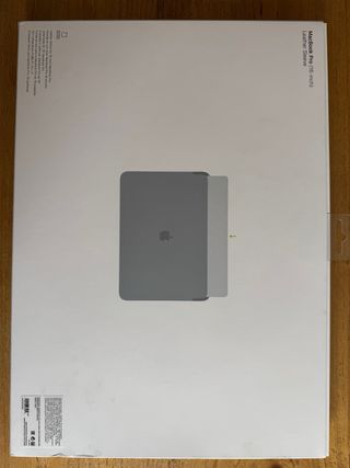 Funda piel original 16" Macbook Pro AZUL