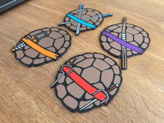 Pack 4 Imanes de las tortugas ninja