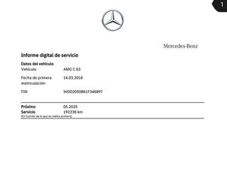 Mercedes-Benz Clase C C 63 Mercedes-AMG 350 kW (476 CV)