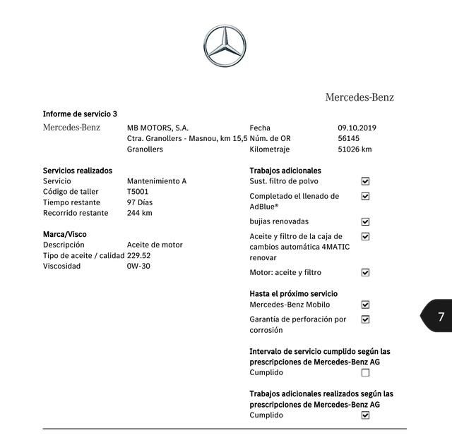 Mercedes-Benz Clase C C 63 Mercedes-AMG 350 kW (476 CV)