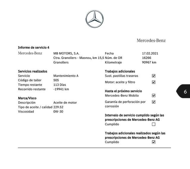Mercedes-Benz Clase C C 63 Mercedes-AMG 350 kW (476 CV)