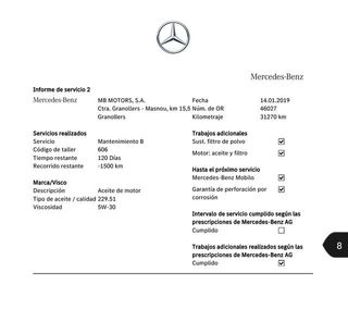 Mercedes-Benz Clase C C 63 Mercedes-AMG 350 kW (476 CV)