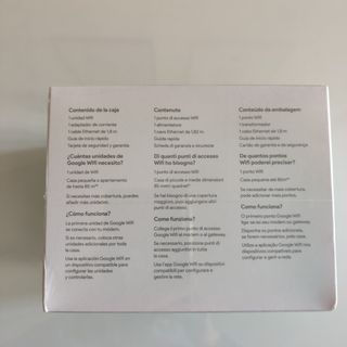 Google Wi-Fi sin estrenar