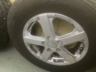 Llantas con neumaticos de invierno autocaravana