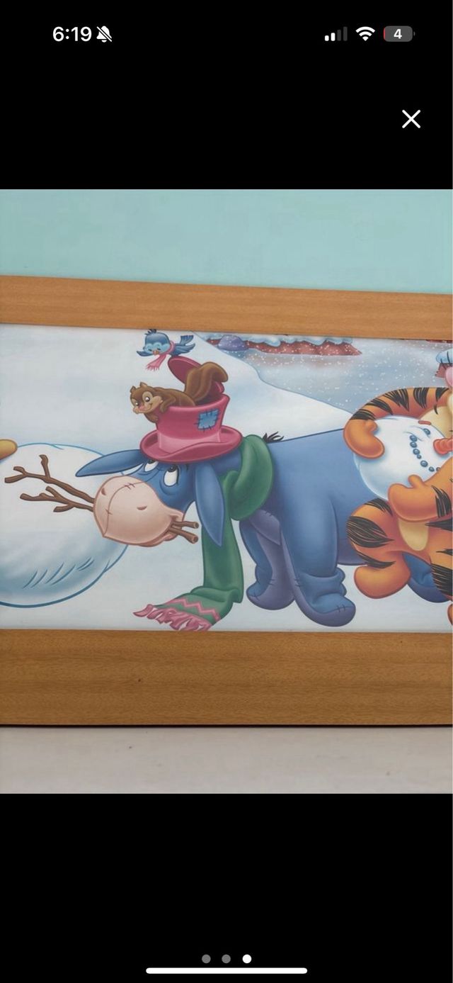 Cuadro habitación niños winnie the pooh