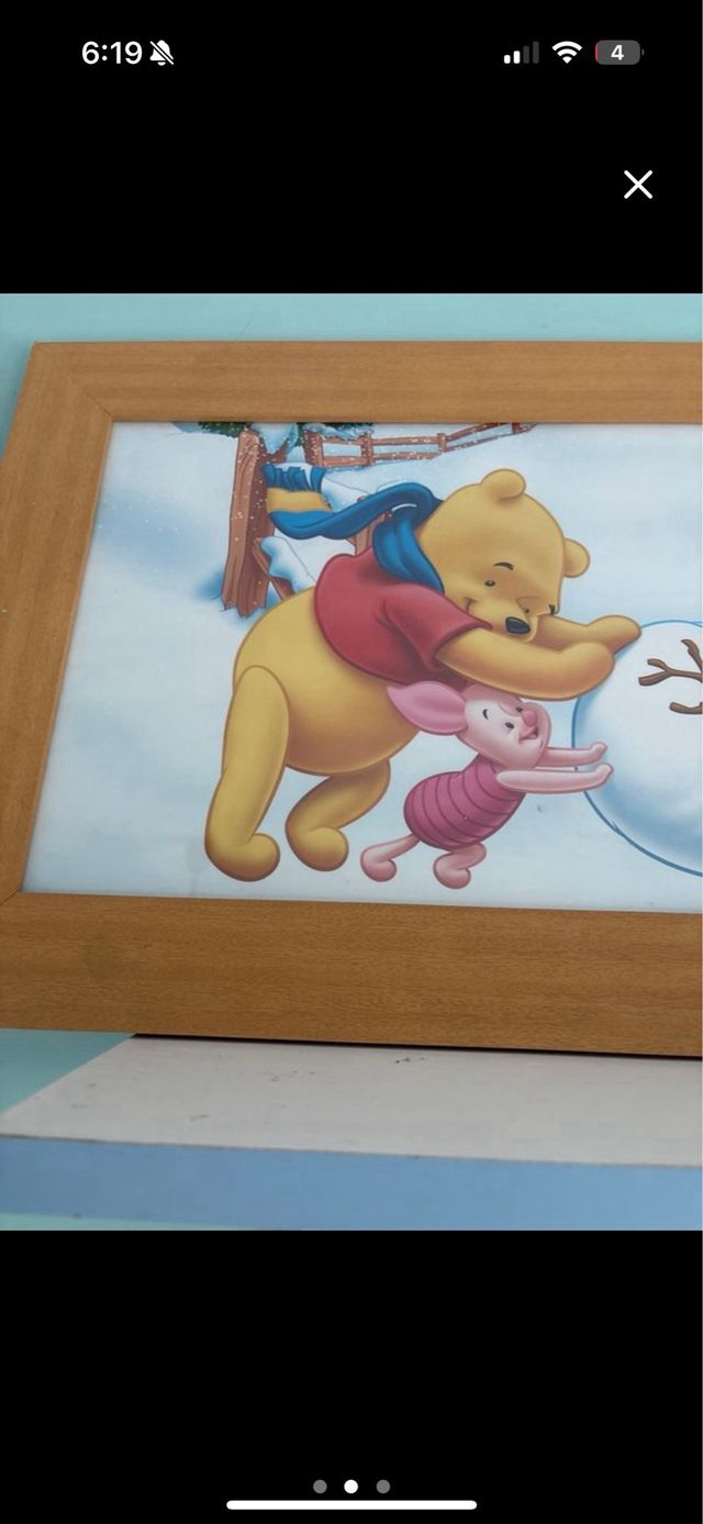 Cuadro habitación niños winnie the pooh