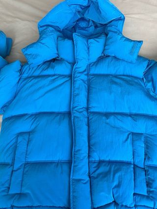 Plumífero Zara hombre azulón talla XL