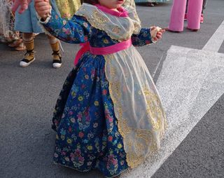 Traje de Fallera niña impecable 