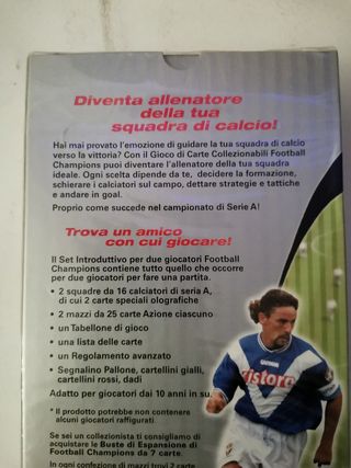 Deck carte FOOTBALL CHAMPIONS gioco new