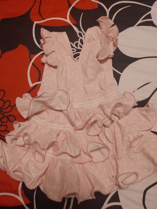 Traje flamenca bebé talla 1
