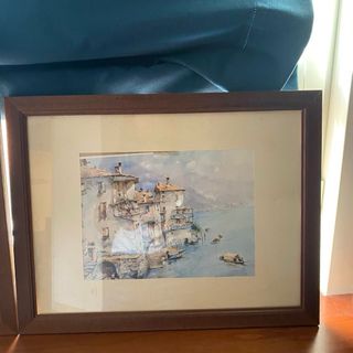 4 stampe con cornice legno