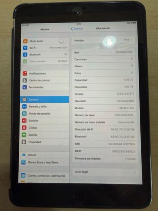 IPAD MINI WIFI CELLULAR MM