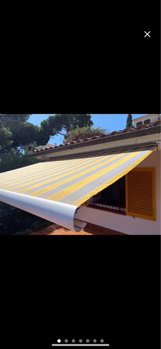 Toldo electricos con cofre