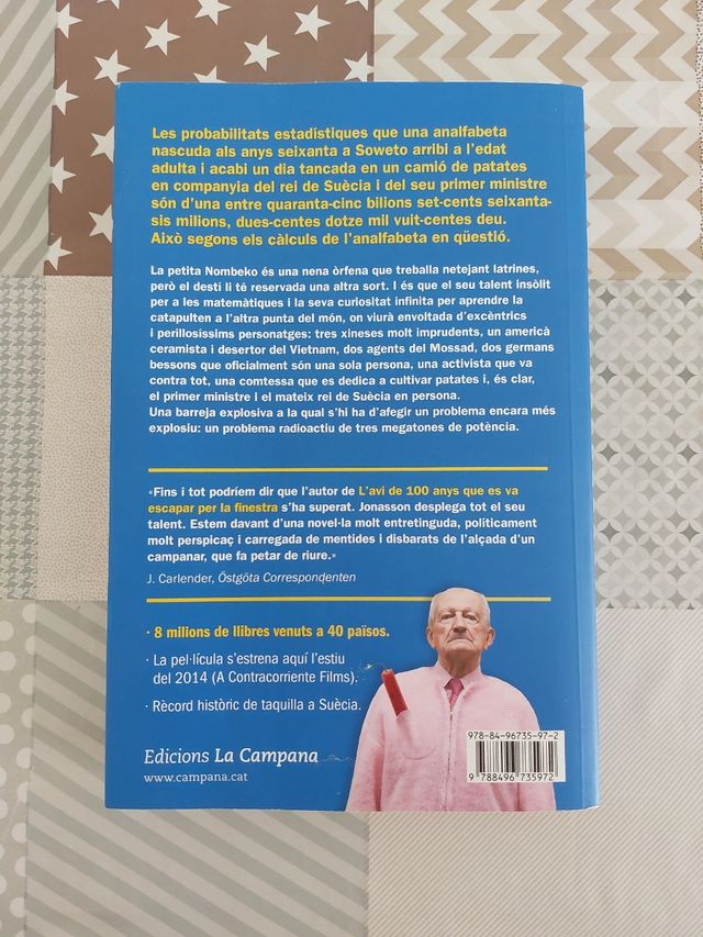 L'analfabeta que va salvar un país.Jonas Jonasson