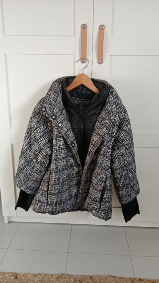 Anorak Negro y Blanco 