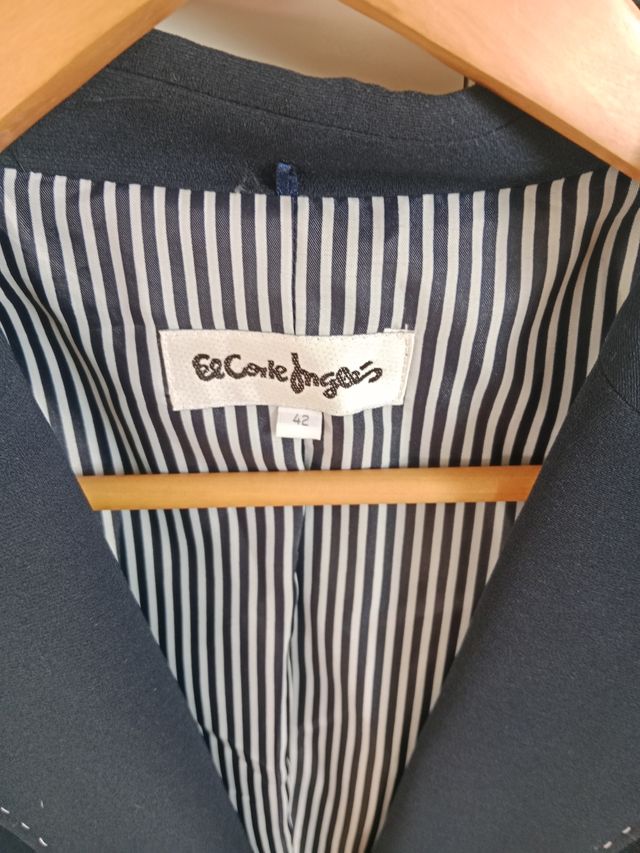 Blaizer azul del Corte Ingles