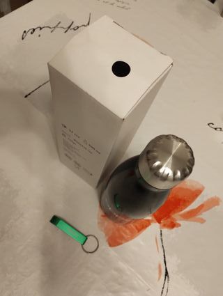 oppo - borraccia in acciaio + Portach. Apri bott.