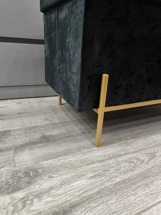 Arcón o baul terciopelo negro