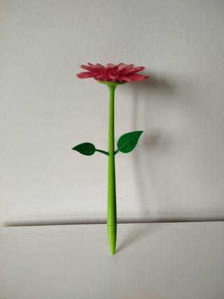 Bolígrafo flor