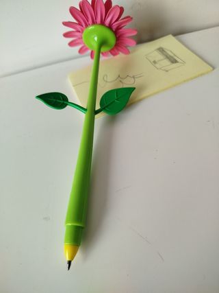 Bolígrafo flor