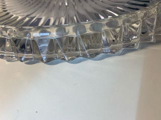 Plato cristal bombones turrones tarta canapés .