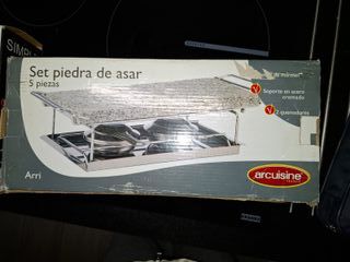 Piedra para asar carnes.