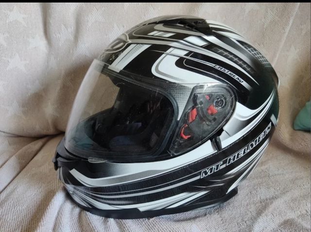 CASCO MOTO UOMO MT CON OCCHIALI