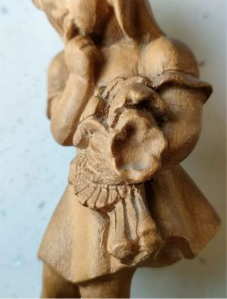 Sculture in legno intagliato vintage