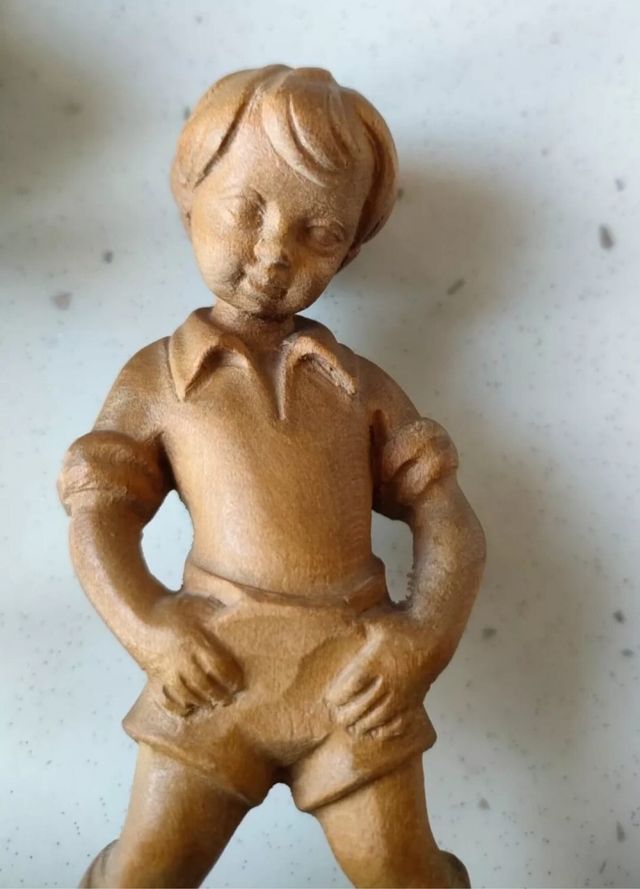 Sculture in legno intagliato vintage