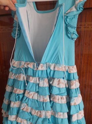 Vestido flamenca niña 8-9 años