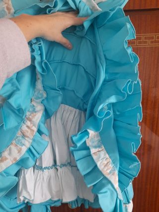 Vestido flamenca niña 8-9 años