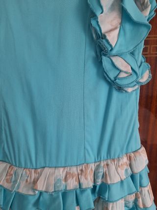 Vestido flamenca niña 8-9 años