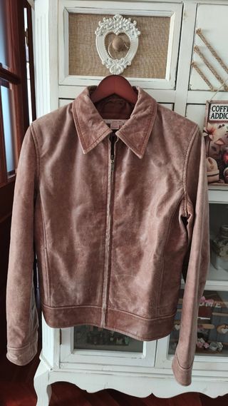 Cazadora de piel 