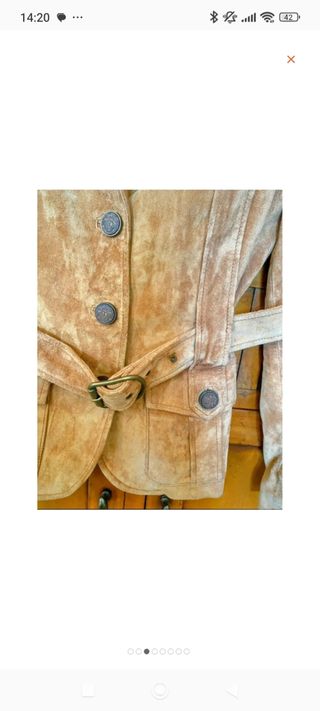 Chaqueta de Ante Preppy 