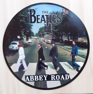 Vinile 33 giri da parete omaggio ai The Beatles