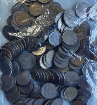 1 Kg Monedas España. Franco y Juan Carlos