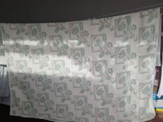Colcha Matrimonio blanca y verde, 18 eur