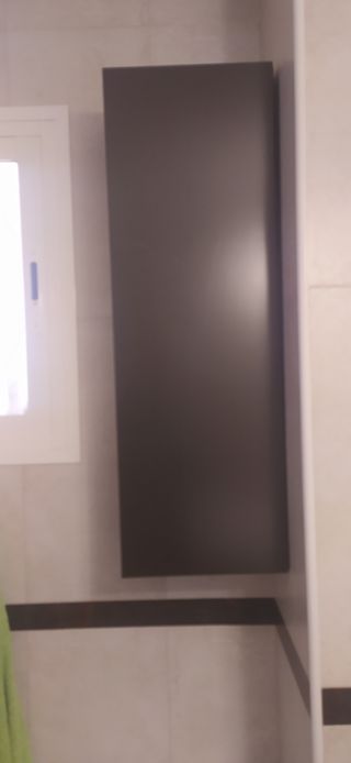 Mueble auxiliar baño color wengue 