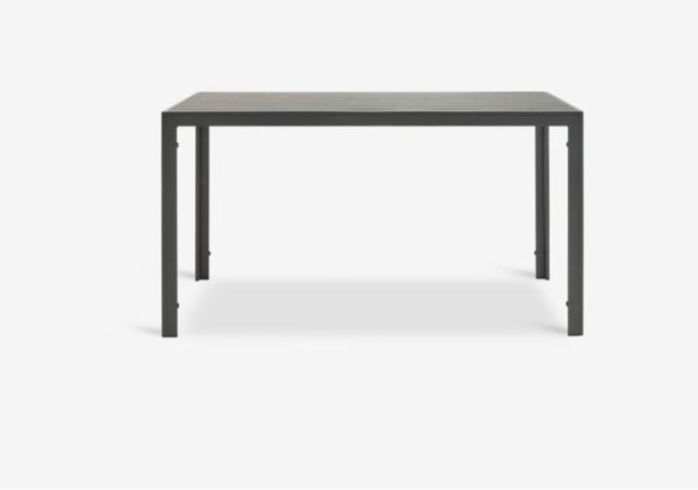 Meda aluminio negro jardin