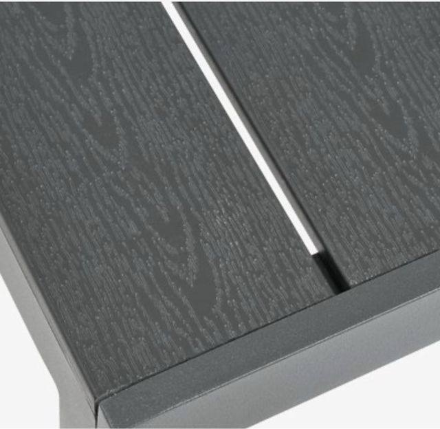 Meda aluminio negro jardin