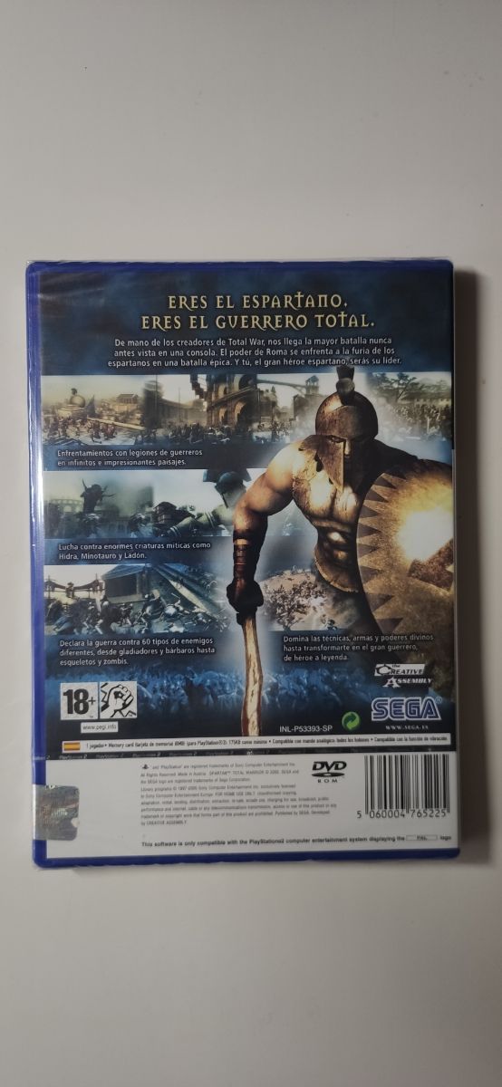 Precintado. Spartan Total Warrior PS2