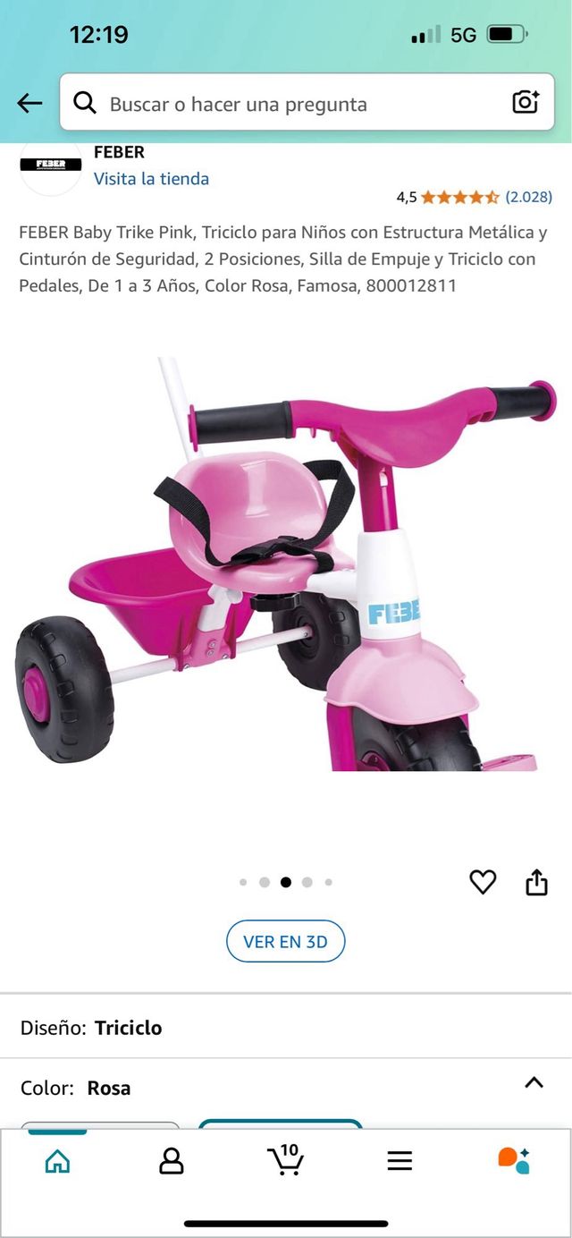 Triciclo para niños