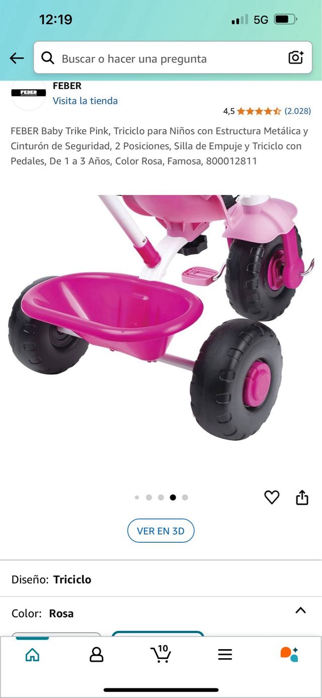 Triciclo para niños