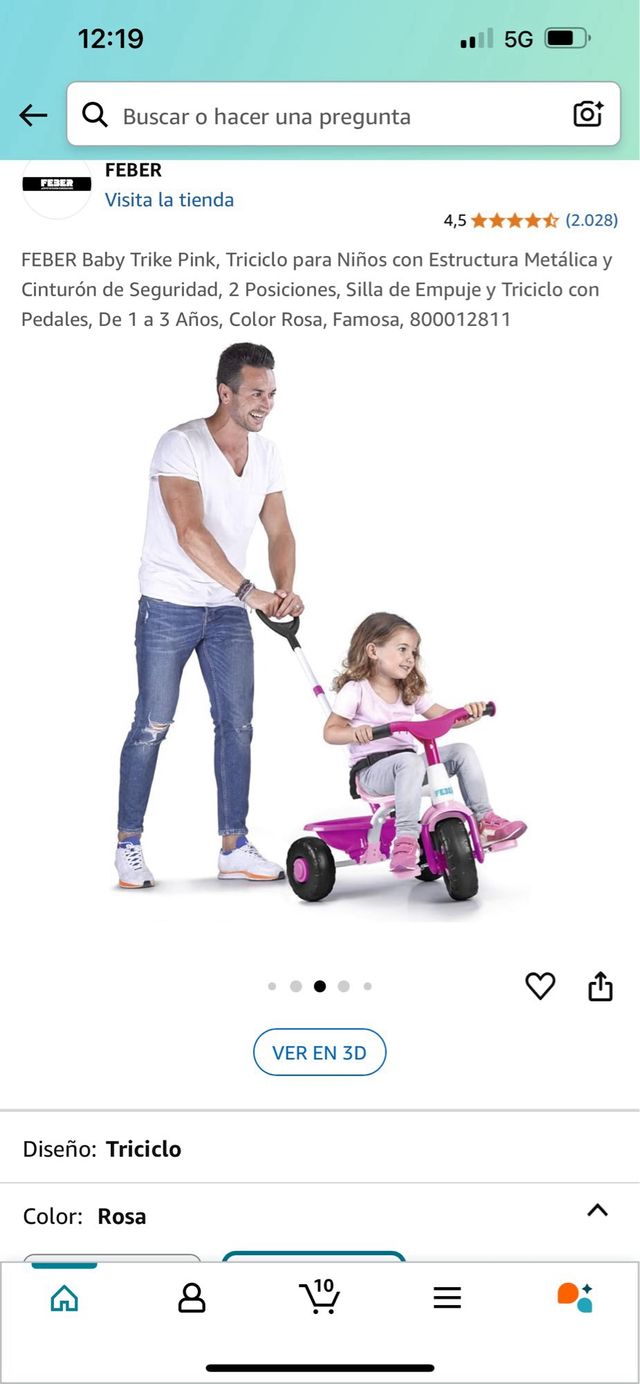 Triciclo para niños