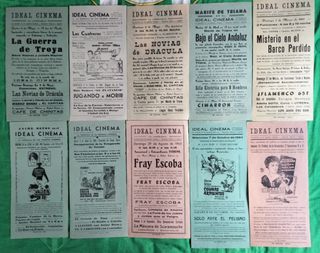 CARTELES PEQUEÑOS PUBLICIDAD CINE