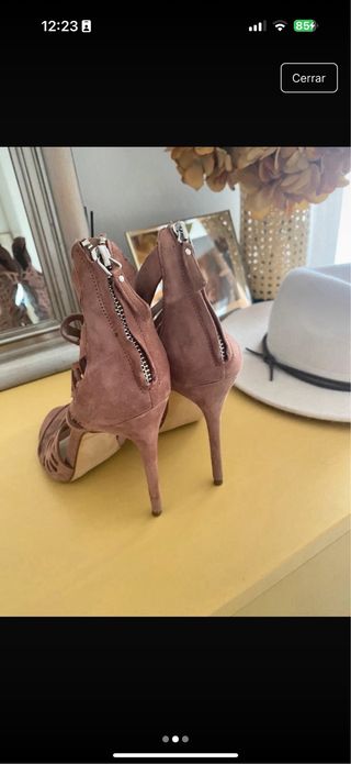 Sandalias zara rosas