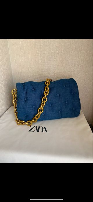 Bolso denim ZARA